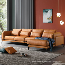 Sofá de sala de estar de móveis para casa de luxo leve